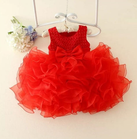 TUTU DRESS-RED